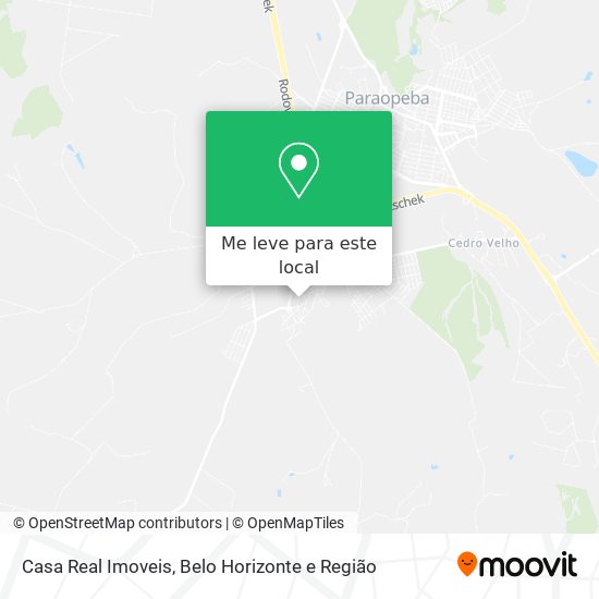 Casa Real Imoveis mapa