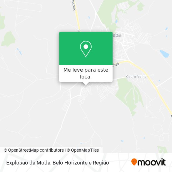 Explosao da Moda mapa
