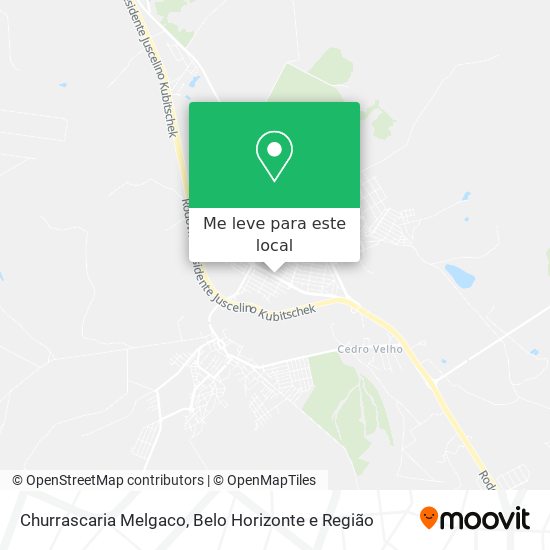 Churrascaria Melgaco mapa