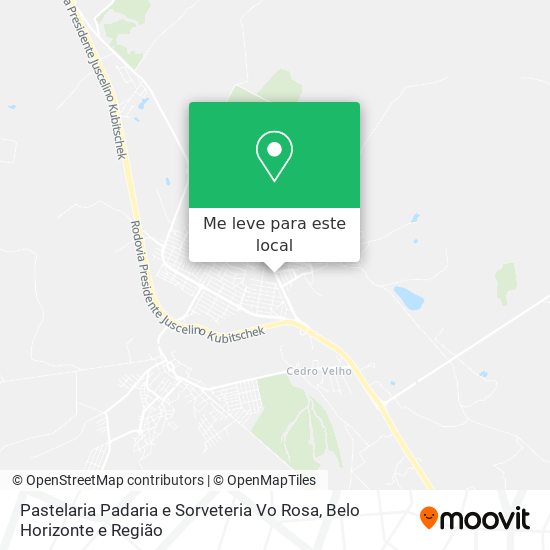 Pastelaria Padaria e Sorveteria Vo Rosa mapa