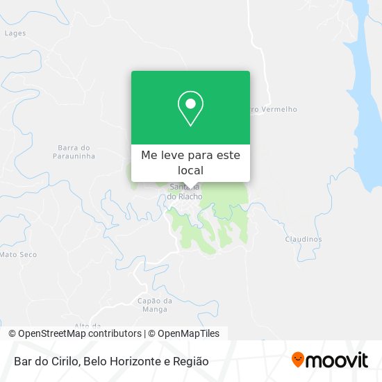 Bar do Cirilo mapa