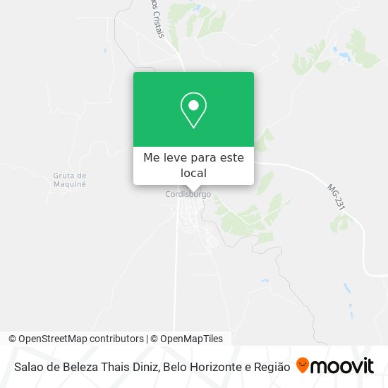 Salao de Beleza Thais Diniz mapa