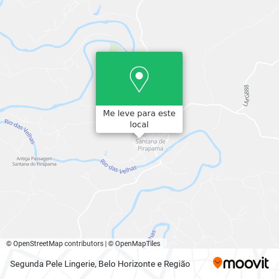 Segunda Pele Lingerie mapa
