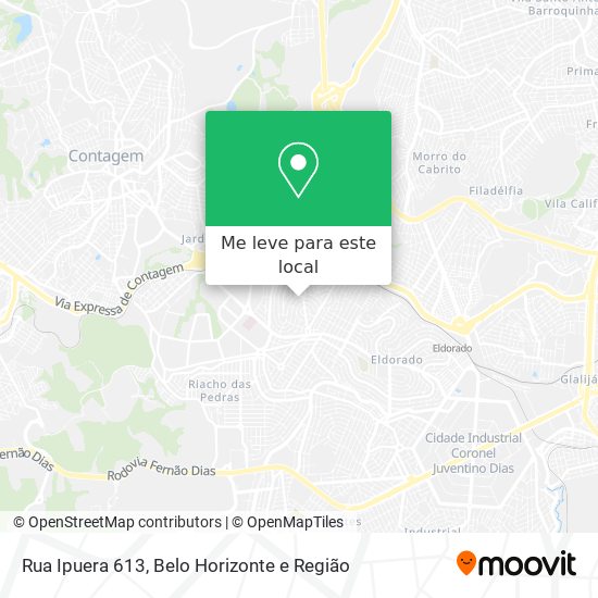 Rua Ipuera 613 mapa