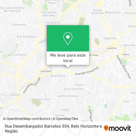 Rua Desembargador Barcelos 354 mapa