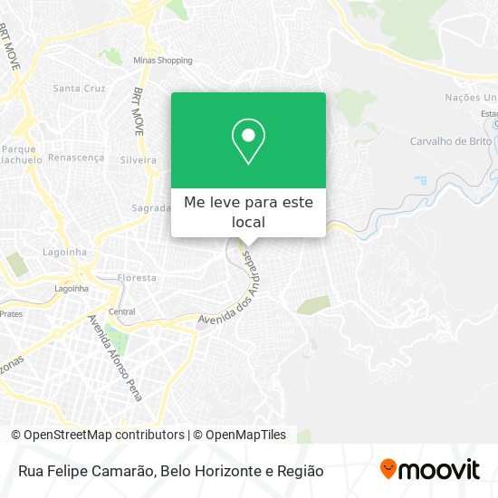 Rua Felipe Camarão mapa