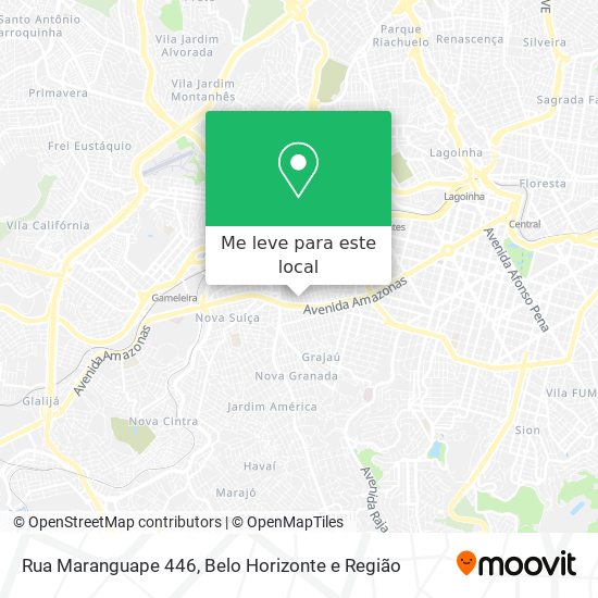 Rua Maranguape 446 mapa