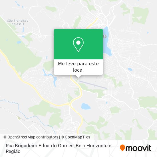 Rua Brigadeiro Eduardo Gomes mapa