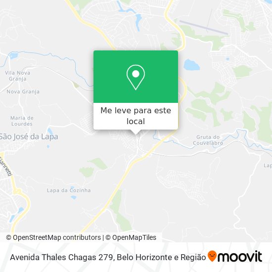 Avenida Thales Chagas 279 mapa