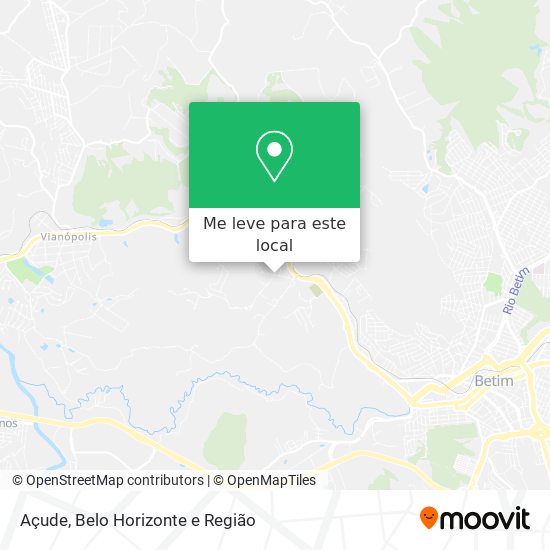 Açude mapa