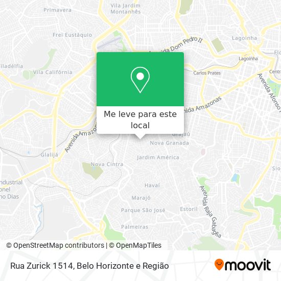 Rua Zurick 1514 mapa