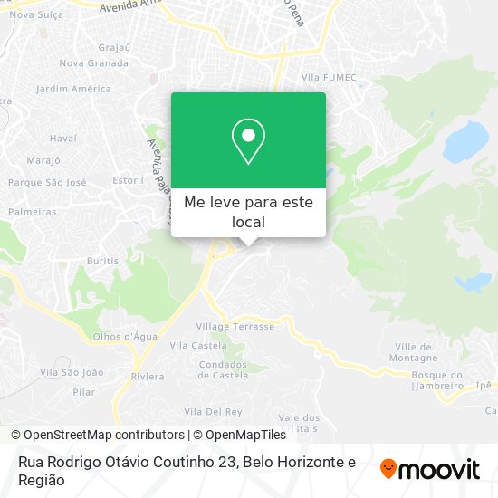 Rua Rodrigo Otávio Coutinho 23 mapa