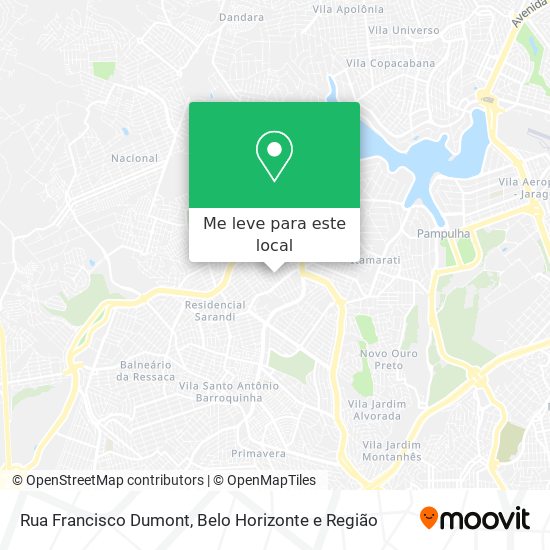 Rua Francisco Dumont mapa
