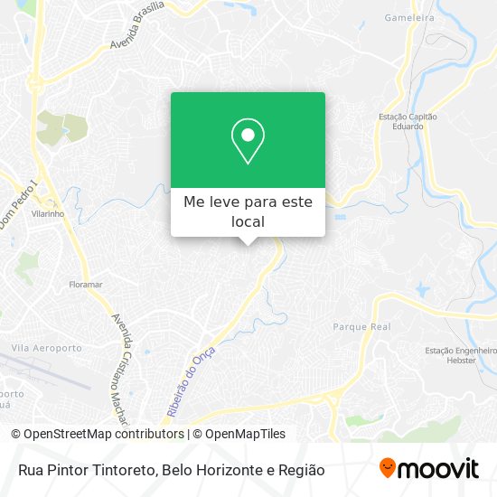 Rua Pintor Tintoreto mapa