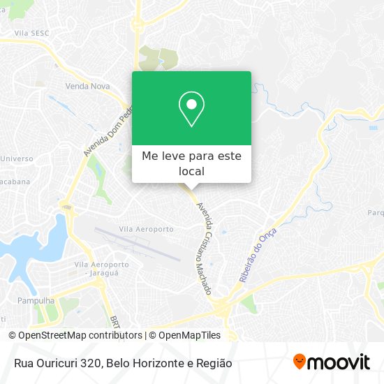Rua Ouricuri 320 mapa