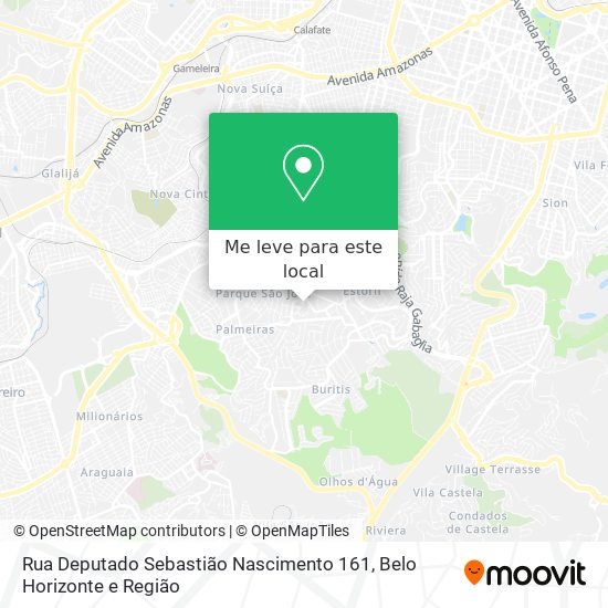 Rua Deputado Sebastião Nascimento 161 mapa