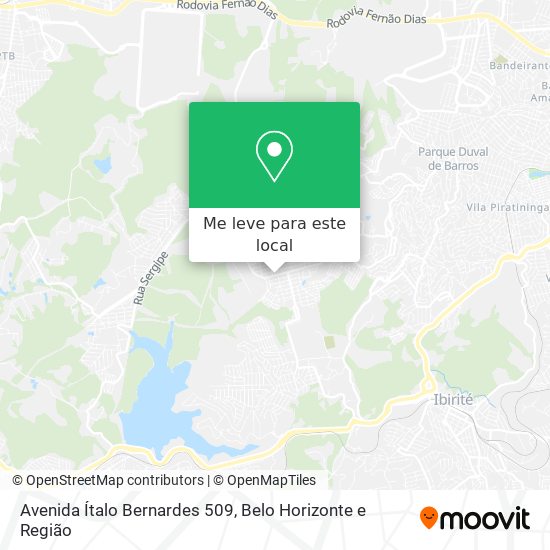 Avenida Ítalo Bernardes 509 mapa
