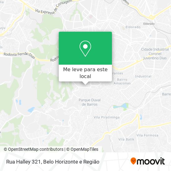 Rua Halley 321 mapa