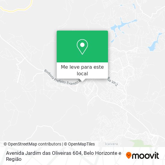 Avenida Jardim das Oliveiras 604 mapa