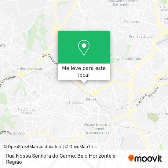 Rua Nossa Senhora do Carmo mapa