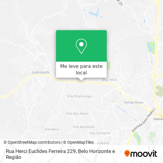 Rua Herci Euclídes Ferreira 229 mapa