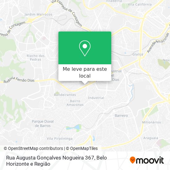Rua Augusta Gonçalves Nogueira 367 mapa