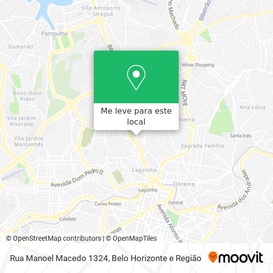 Rua Manoel Macedo 1324 mapa