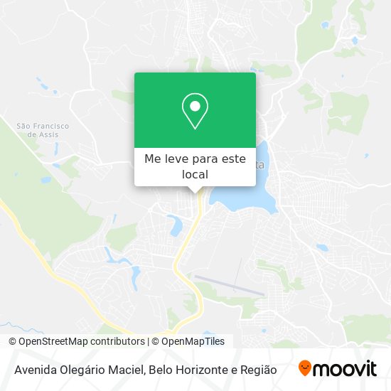 Avenida Olegário Maciel mapa