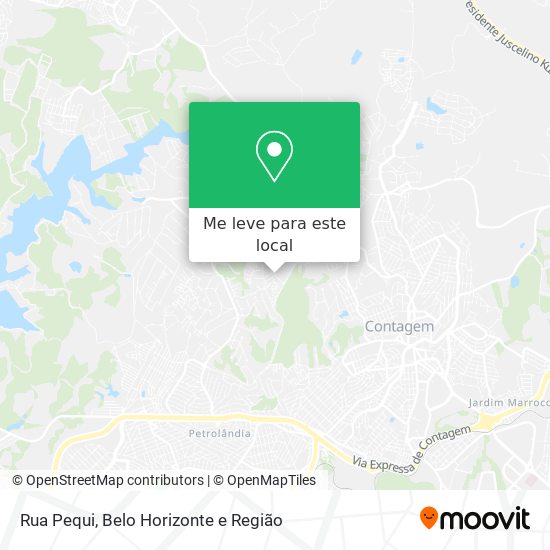 Rua Pequi mapa