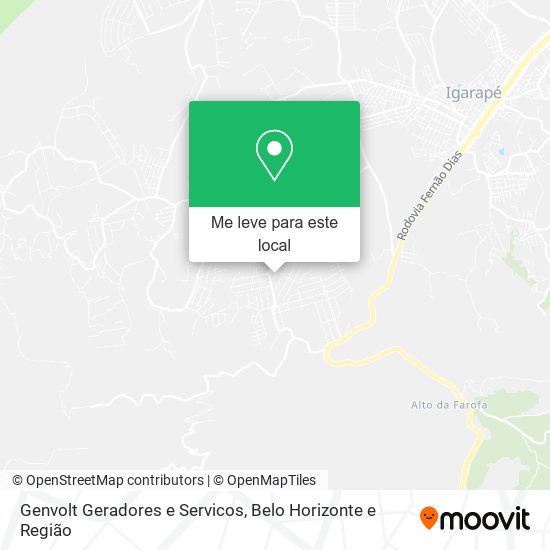 Genvolt Geradores e Servicos mapa