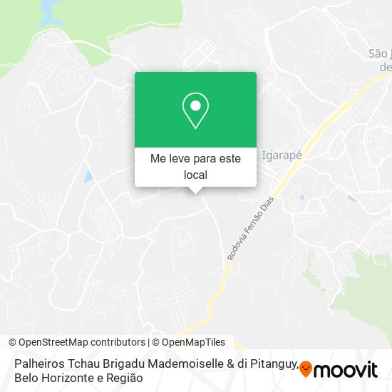 Palheiros Tchau Brigadu Mademoiselle & di Pitanguy mapa