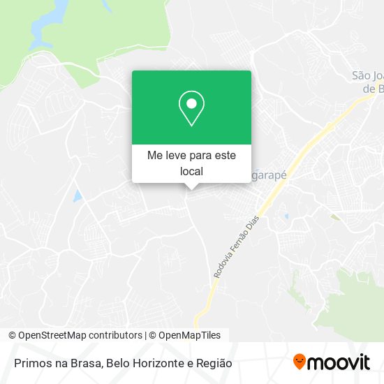 Primos na Brasa mapa