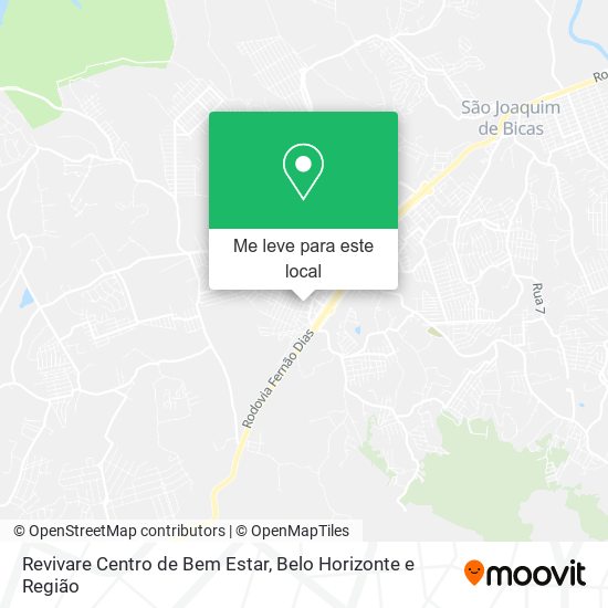 Revivare Centro de Bem Estar mapa