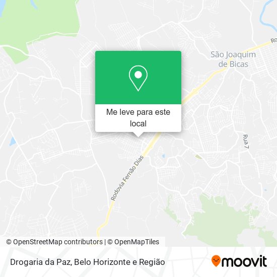 Drogaria da Paz mapa