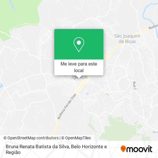 Bruna Renata Batista da Silva mapa