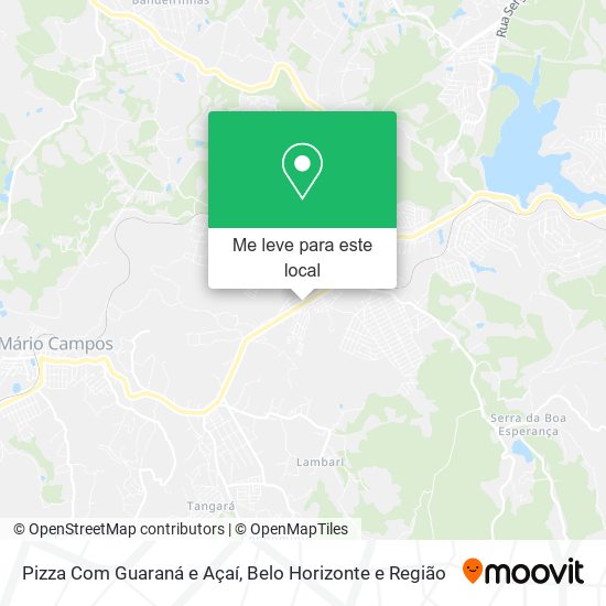 Pizza Com Guaraná e Açaí mapa
