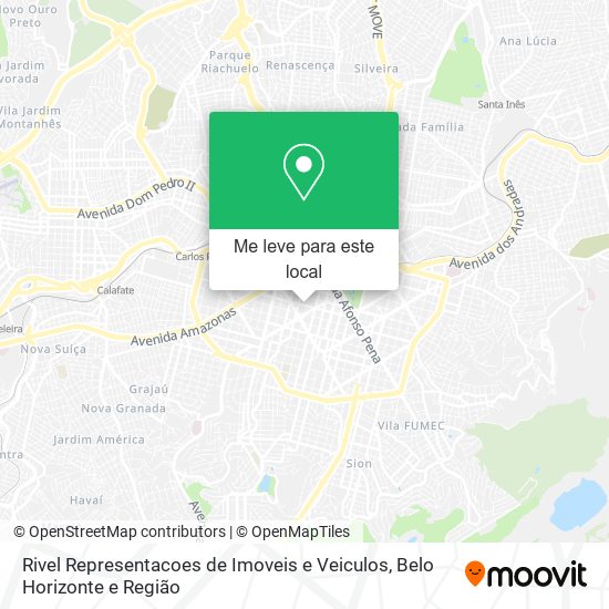 Rivel Representacoes de Imoveis e Veiculos mapa