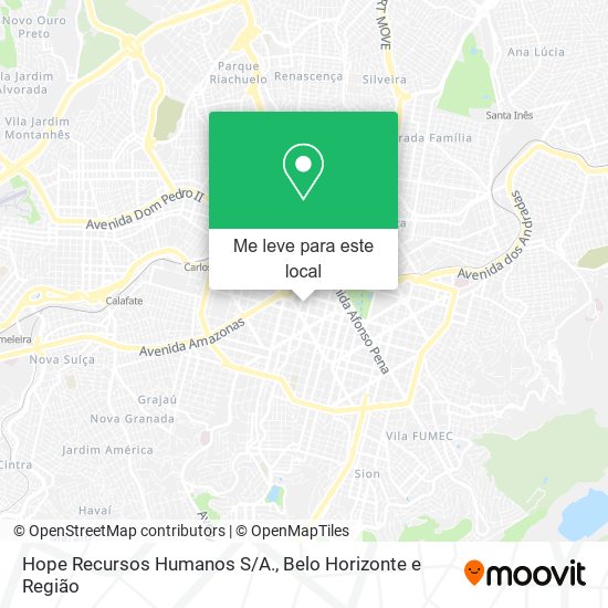 Hope Recursos Humanos S/A. mapa