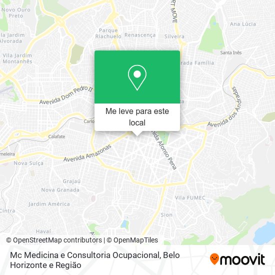 Mc Medicina e Consultoria Ocupacional mapa