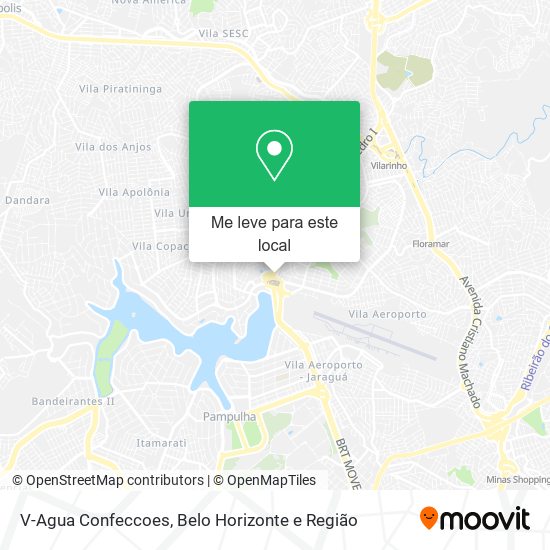 V-Agua Confeccoes mapa