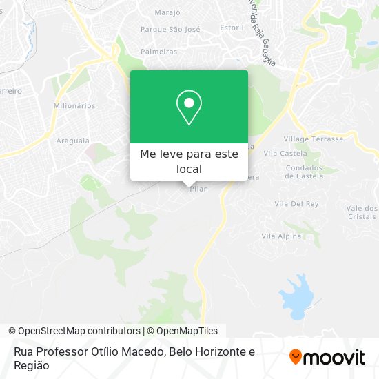 Rua Professor Otílio Macedo mapa
