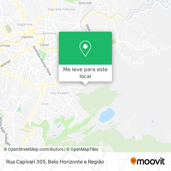 Rua Capivari 305 mapa