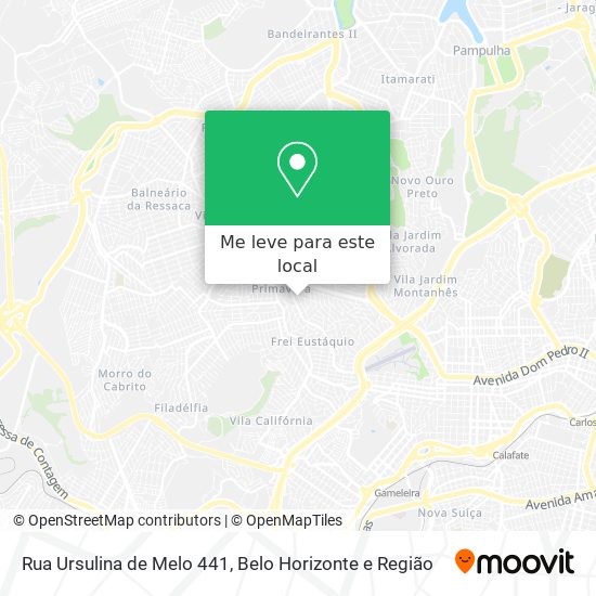 Rua Ursulina de Melo 441 mapa