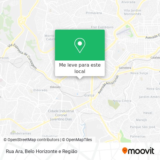 Rua Ara mapa