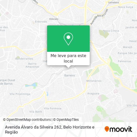 Avenida Álvaro da Silveira 262 mapa