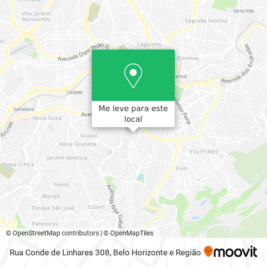 Rua Conde de Linhares 308 mapa