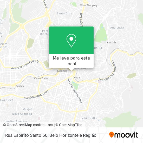 Rua Espírito Santo 50 mapa