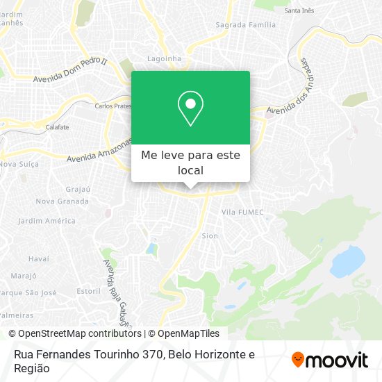 Rua Fernandes Tourinho 370 mapa