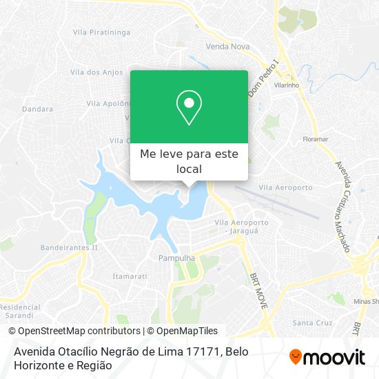 Avenida Otacílio Negrão de Lima 17171 mapa