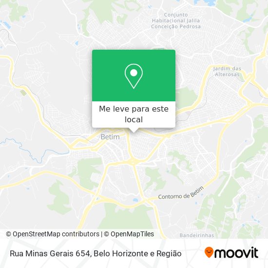Rua Minas Gerais 654 mapa